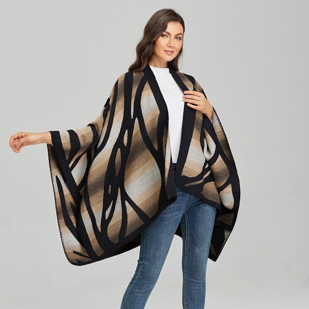 Poncho Féminin Chic