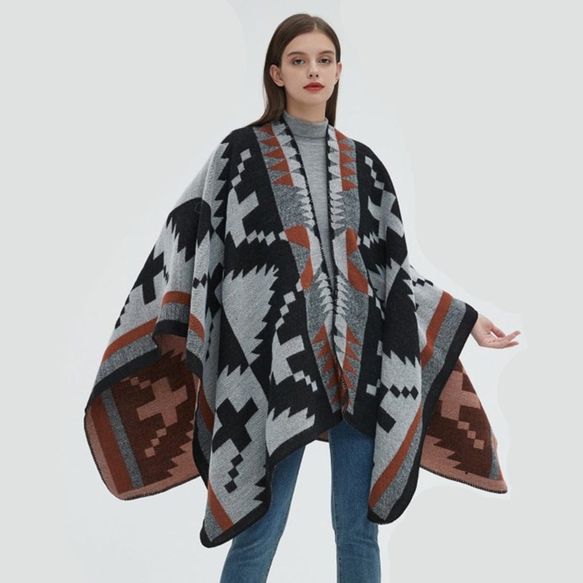 Poncho Femme Bohème Chic