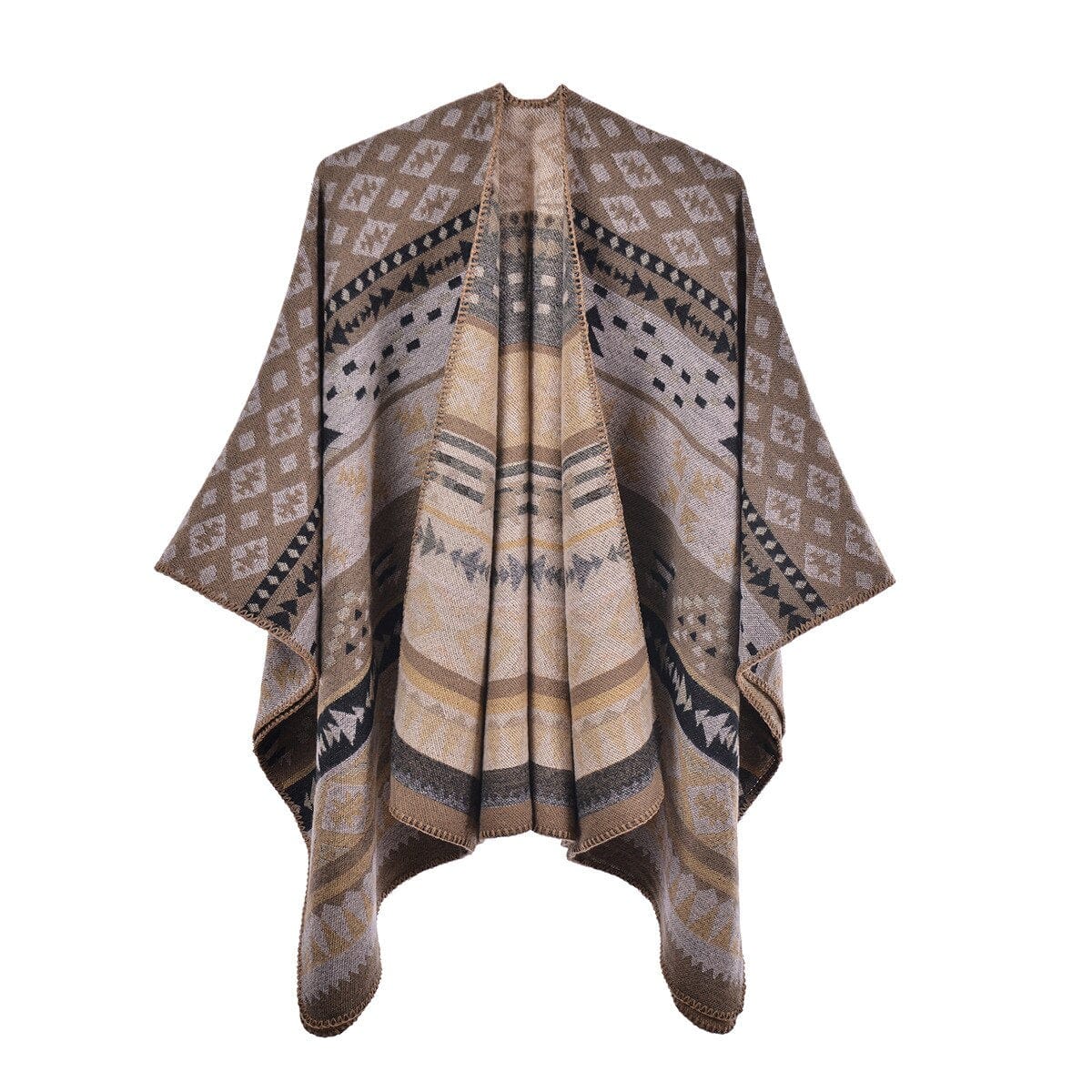 Poncho Femme Boho Chic 1