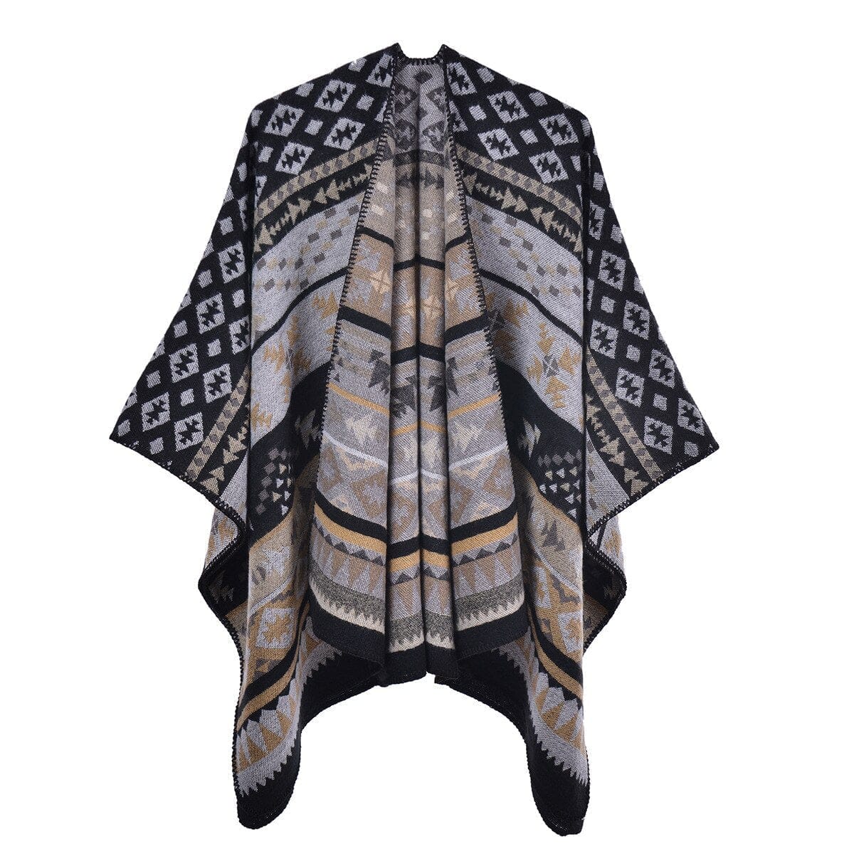 Poncho Femme Boho Chic 2