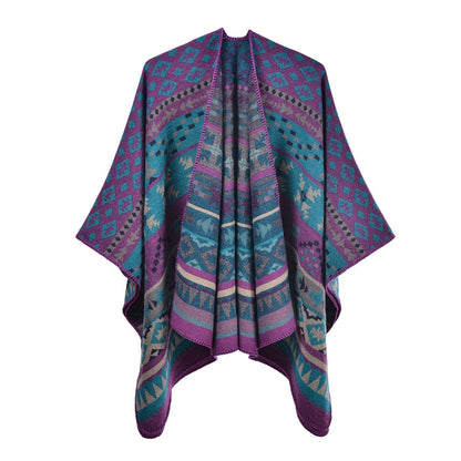 Poncho Femme Boho Chic 3