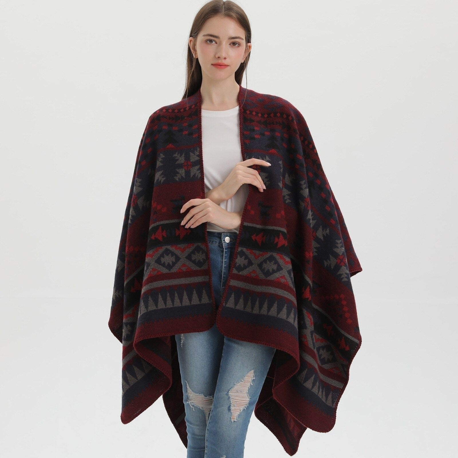 Poncho Femme Boho Chic