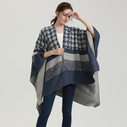 Poncho Femme Chaud pour l'Hiver