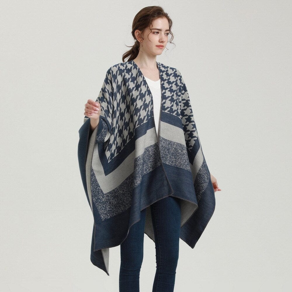 Poncho Femme Chaud pour l'Hiver