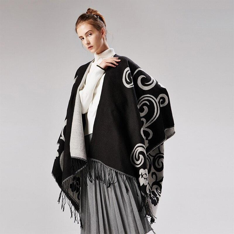 Poncho Femme de Luxe