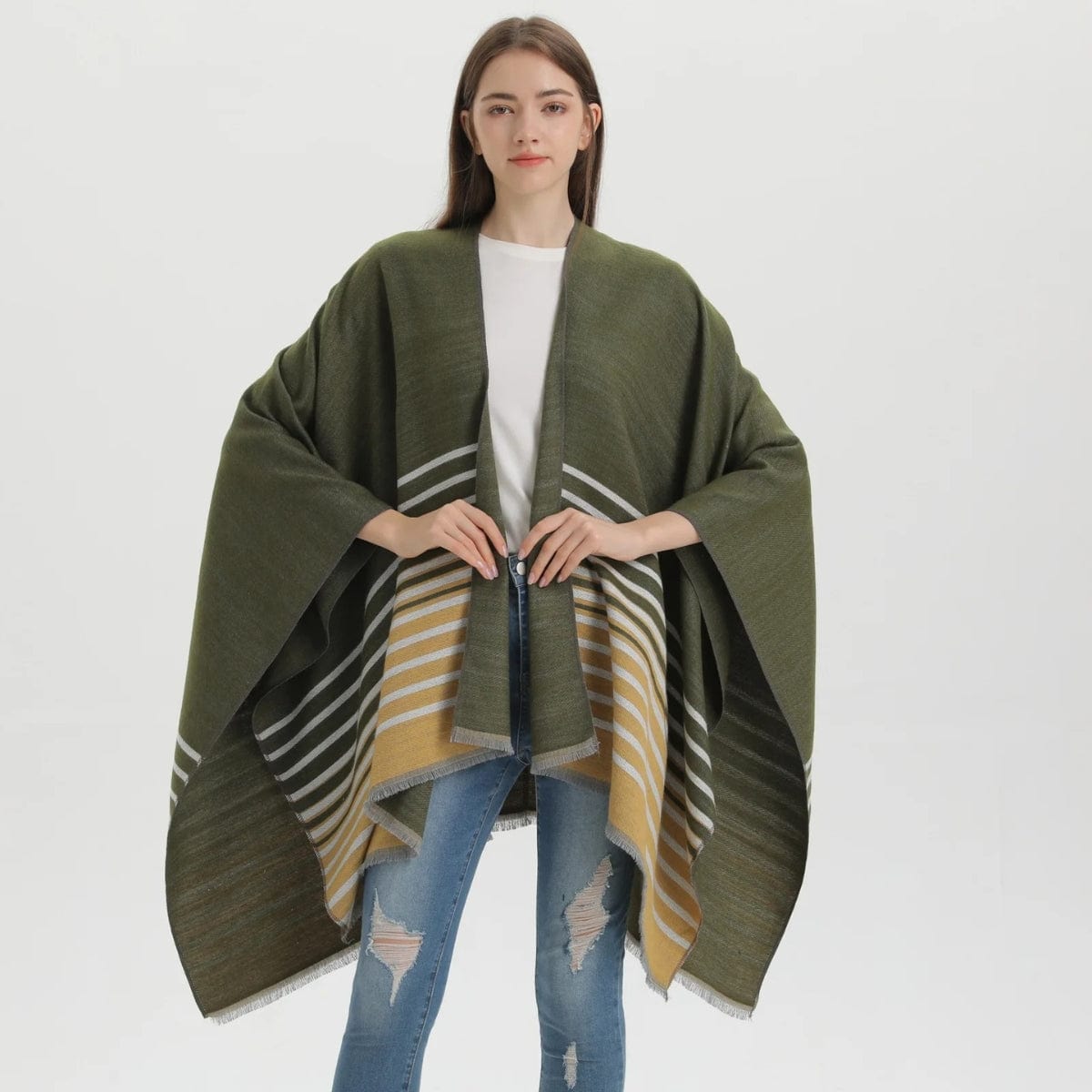 Poncho Femme Tendance - Style Élégant