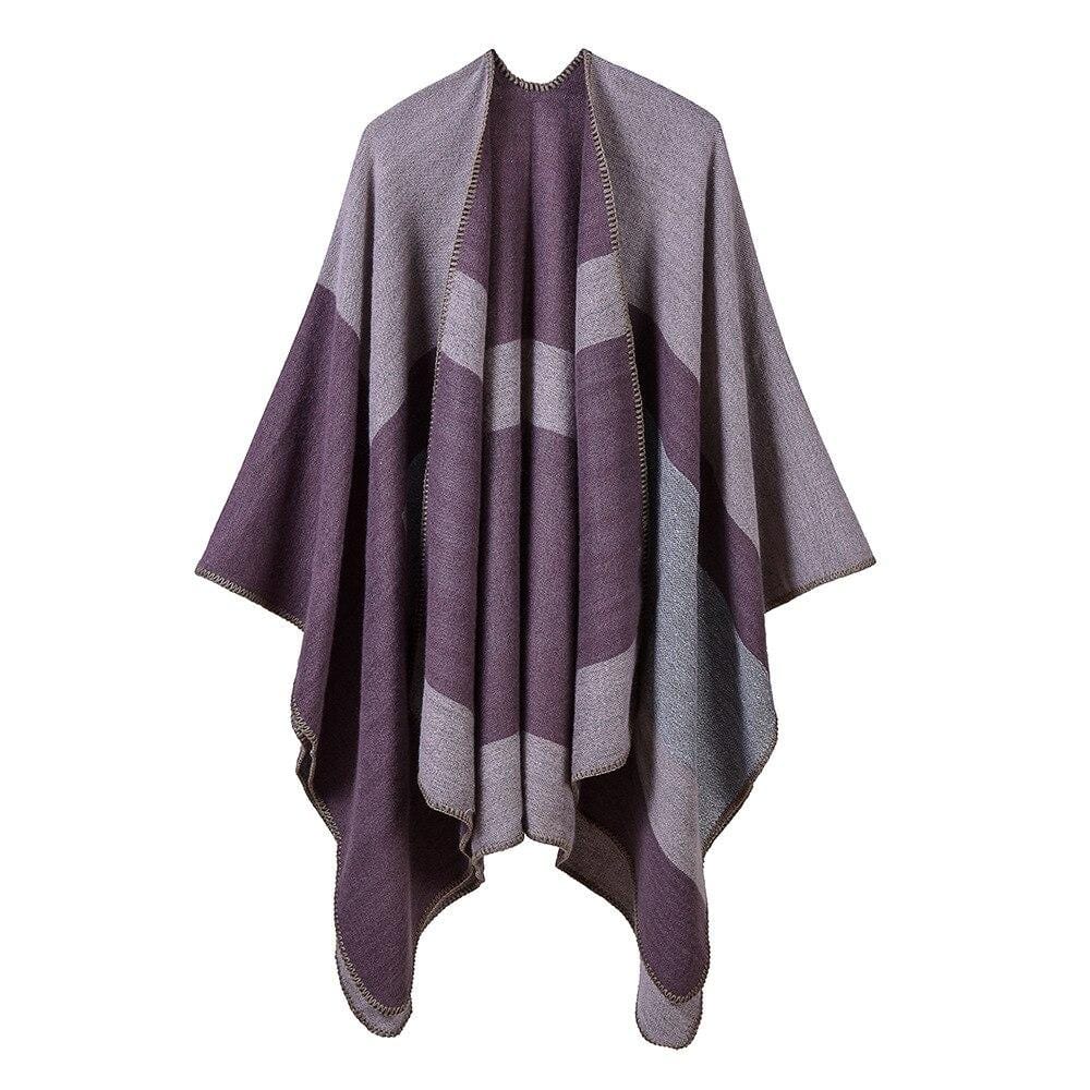 Poncho Femme Urbain violet