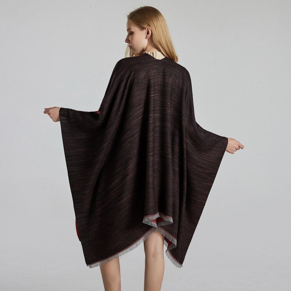 Poncho Foulard La Femme Glamour