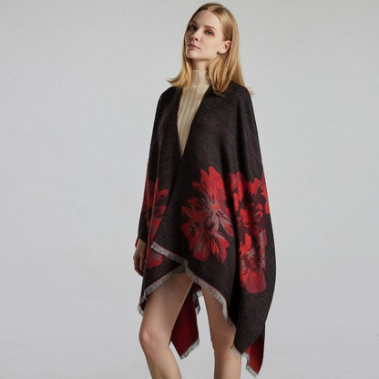 Poncho Foulard La Femme Glamour