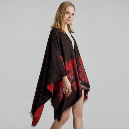 Poncho Foulard La Femme Glamour