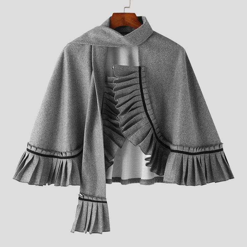 Poncho Homme avec Écharpe - Style Assuré