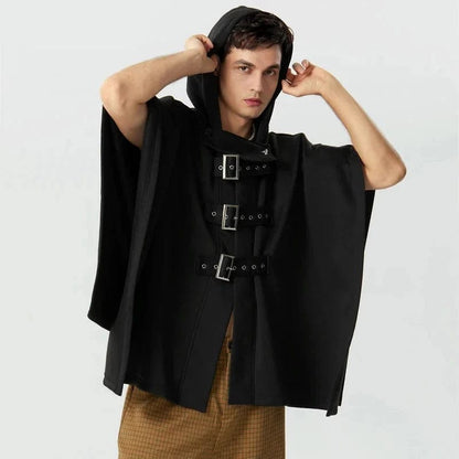 Poncho Homme Capuche - Style Élégant