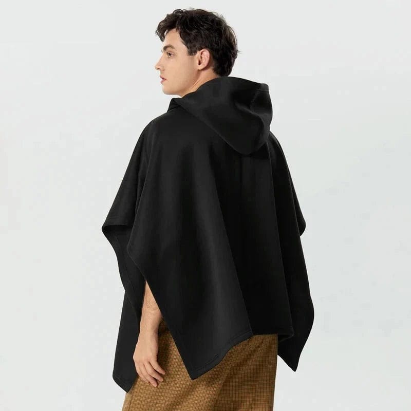 Poncho Homme Capuche - Style Élégant