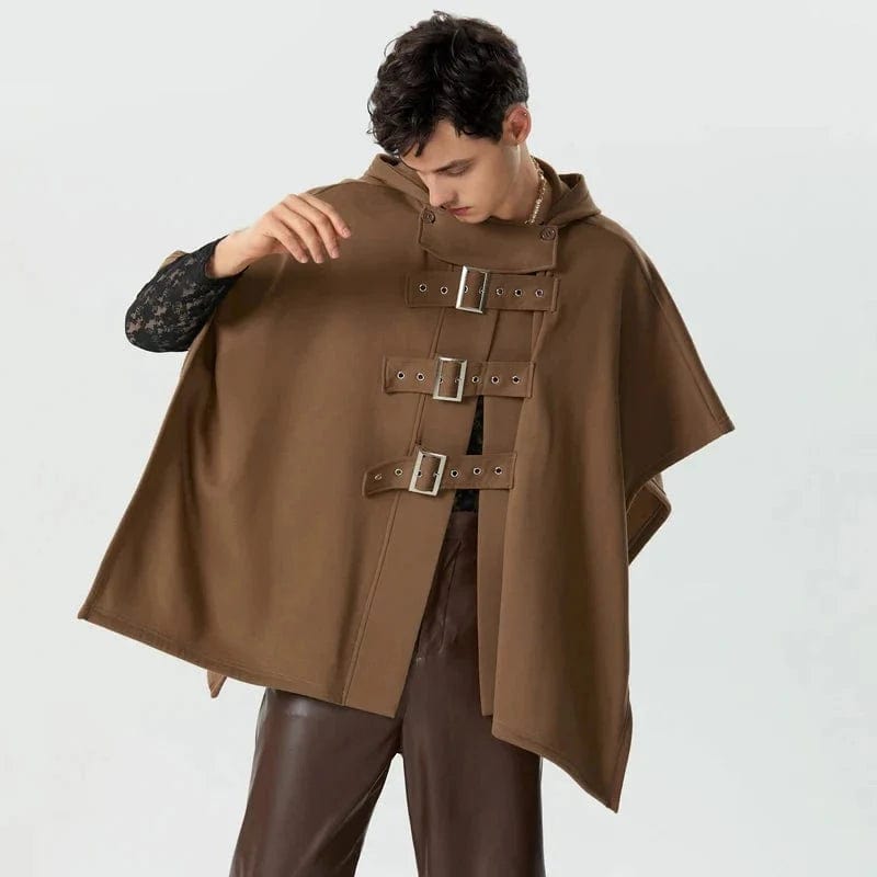 Poncho Homme Capuche - Style Élégant