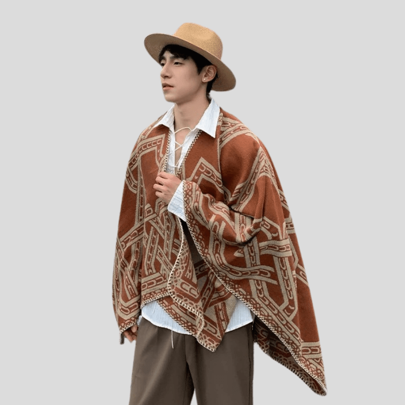 Poncho Homme Chaud - Collection Cosy