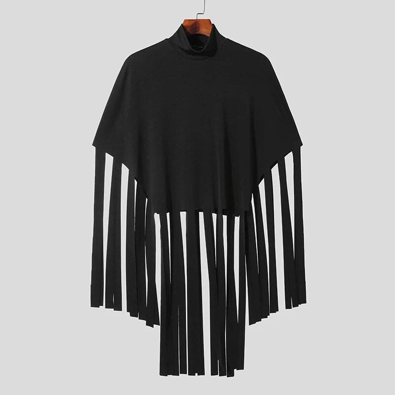 Poncho Homme Franges - Style Élégant