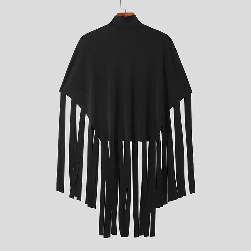 Poncho Homme Franges - Style Élégant