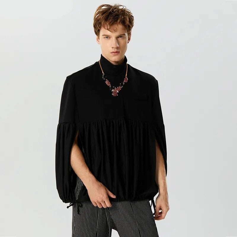 Poncho Homme - Style Élégant noir / S