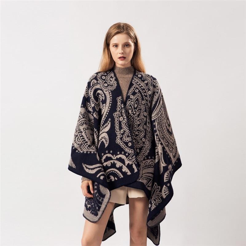 Poncho Indien pour Femme