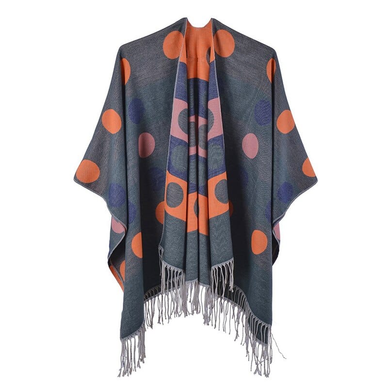 Poncho Léger Femme - Collection Éclat Orange