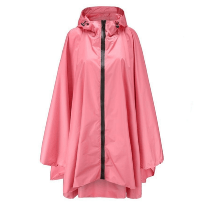 Poncho Long de Pluie rose