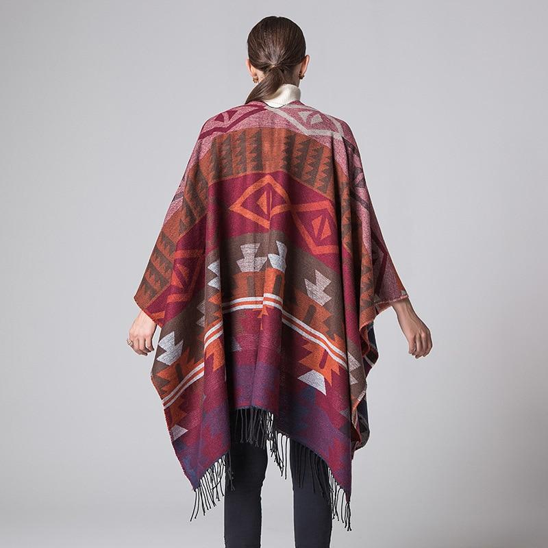 Poncho Long Femme - Collection Élégance