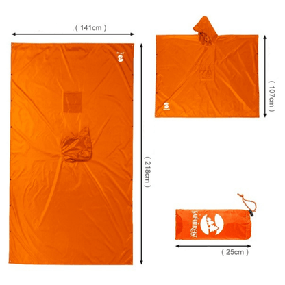 Poncho Orange RainGuard Orange