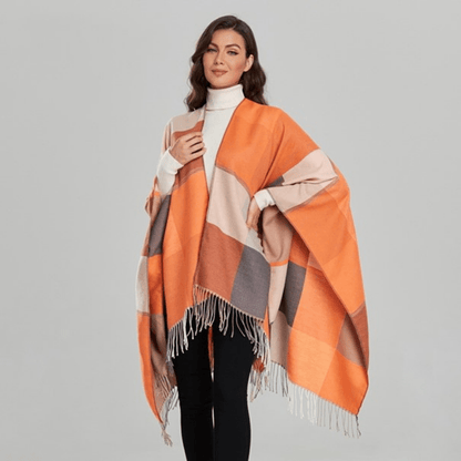 Poncho Orange - Style et Confort Orange