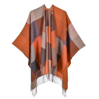 Poncho Orange - Style et Confort Orange