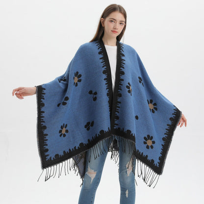 Poncho Ouvert pour Femmes