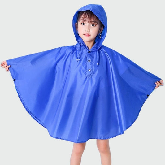 Poncho Pluie Enfant - KidsRain™ bleu foncé / S