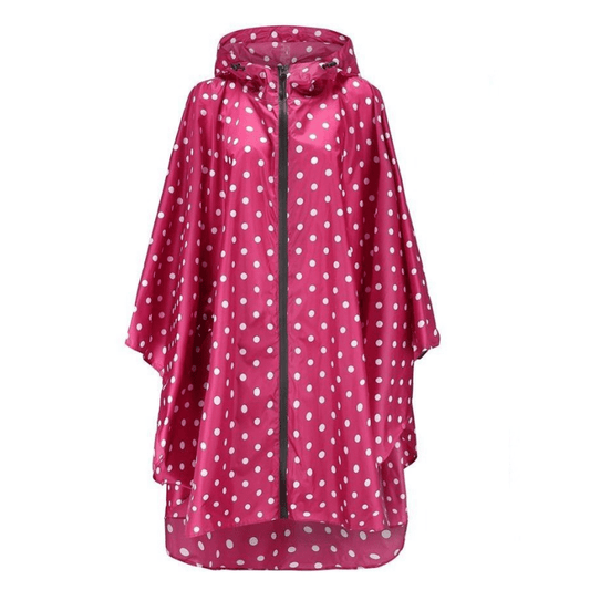 Poncho Pluie Femme Orebor rouge