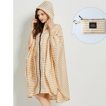 Poncho Pluie Rayure - Style Urbain rayures