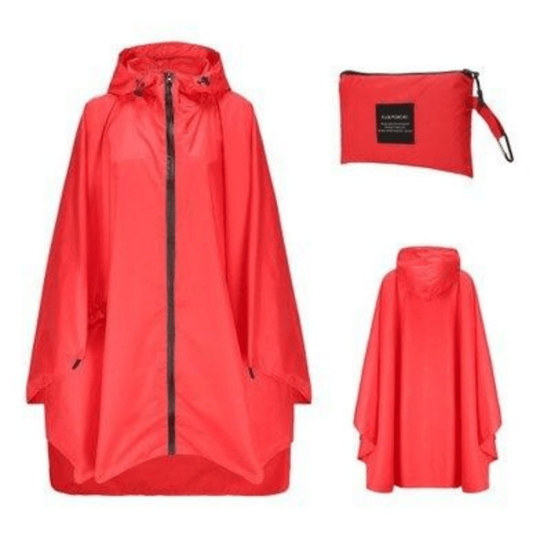 Poncho Pluie Rouge Boutique rouge