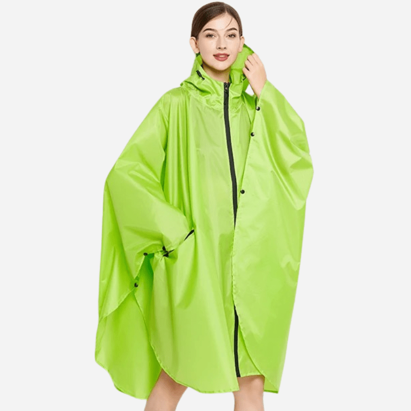 Poncho Pluie Tricolore Premium vert clair