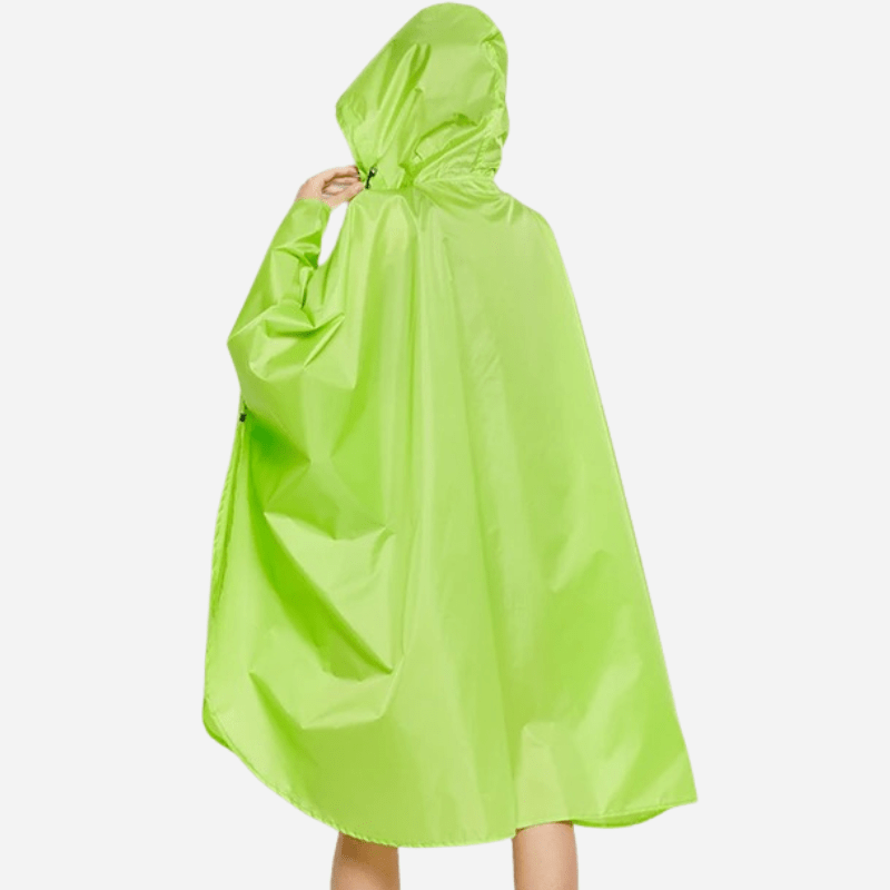 Poncho Pluie Tricolore Premium vert clair