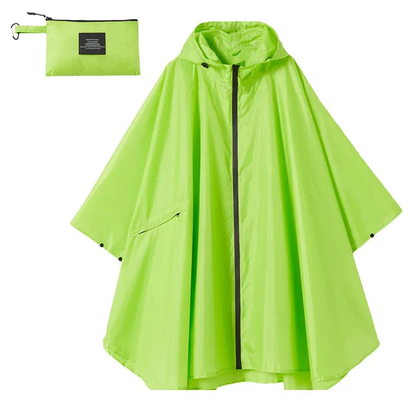 Poncho Pluie Tricolore Premium vert clair