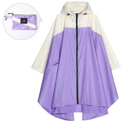 Poncho Pluie UltraViolet Violet & beige