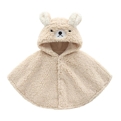 Poncho pour Bébé Garçon beige