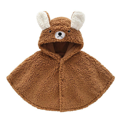 Poncho pour Bébé Garçon marron