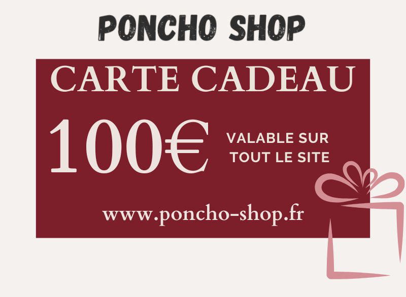 Poncho Shop: Carte Cadeau