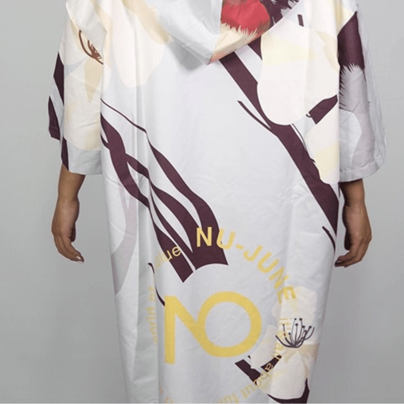 Poncho Surf Femme Blanc