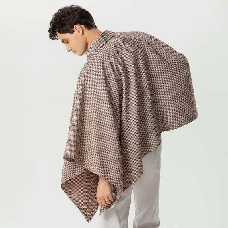 Poncho Trench pour Homme