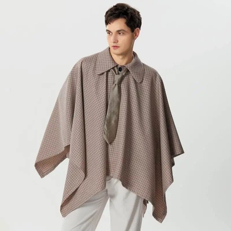 Poncho Trench pour Homme kaki / unique