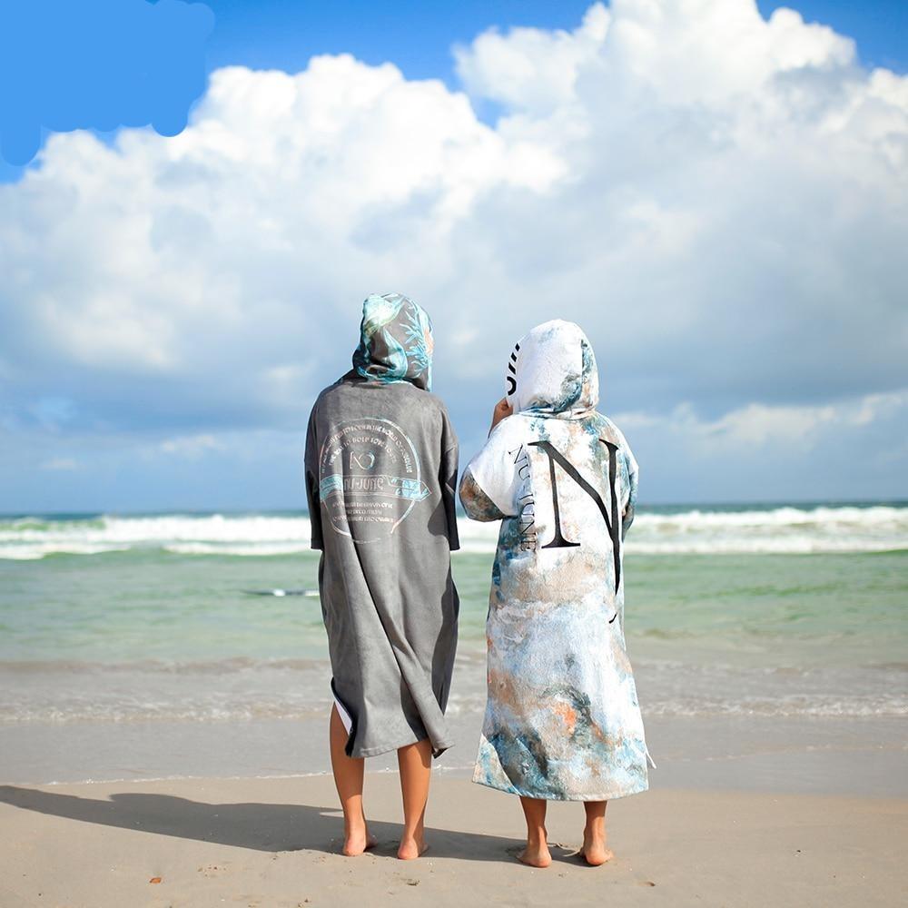 Surf Roller - Poncho de Plage Gris