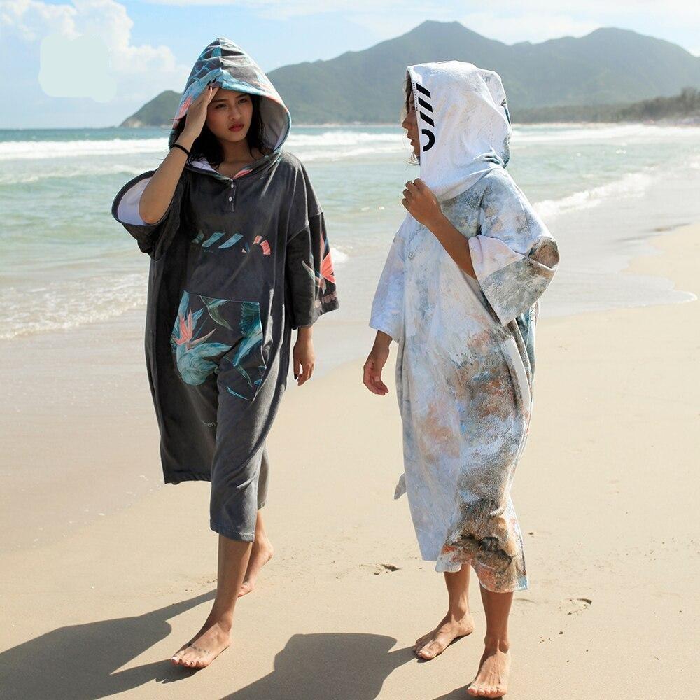 Surf Roller - Poncho de Plage Gris