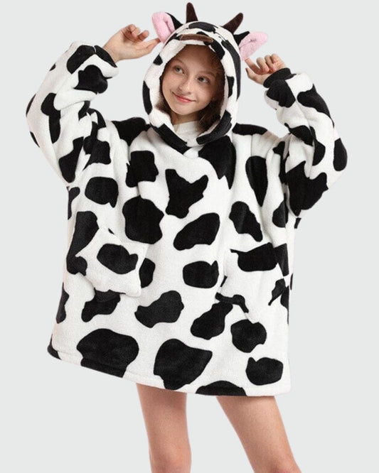 Sweat Plaid Enfant Vache - Collection Moosweet Vache / 75 cm