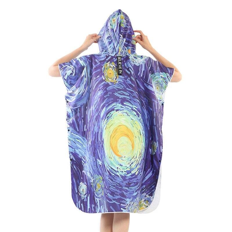 Van Gogh Poncho de Luxe Nuit étoilée